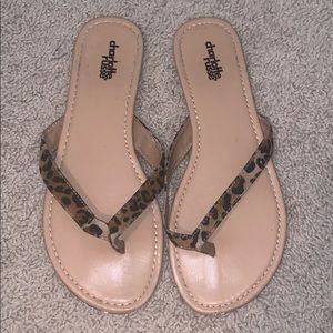 Charlotte Russe Cheetah Print  Sandals/Flip Flops